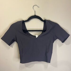 lululemon athletica black Crop Top